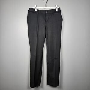 Eddie Bauer Womens 8 Pants Straight Leg Stretch Hidden Zip Pocket Classic Black